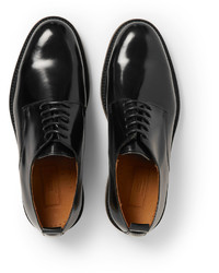 polished leather derby shoes