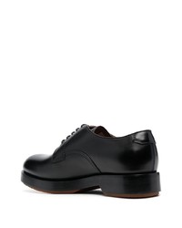Zegna Polished Leather Derby Shoes