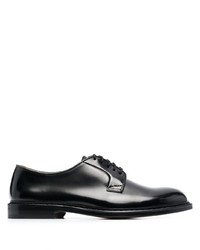 Doucal's Polished Leather Derby Shoes