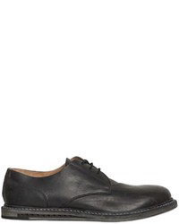 Premiata Washed Reverse Horse Leather Derby Shoes