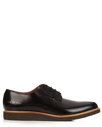 Common Projects Raised Sole Lace Up Leather Derby Shoes