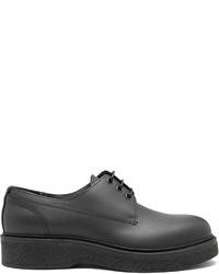 Lanvin Round Toe Leather Derby Shoes