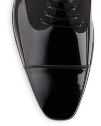 Salvatore Ferragamo Nander Patent Leather Derby Shoes