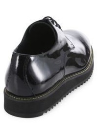 Public School Siggy Creeper Patent Leather Platform Derby Shoes