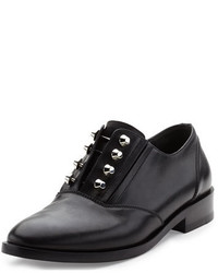Balenciaga Studded Leather Derby Shoe