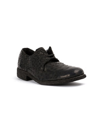 Guidi Textured Derby Shoes