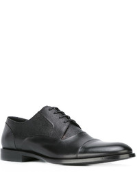 Dolce & Gabbana Textured Panel Derby Shoes