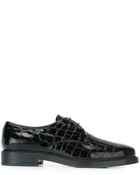Tod's Crocodile Embossed Derby Shoes
