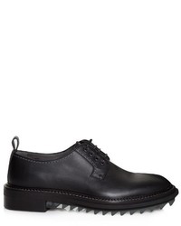 Lanvin Tread Sole Leather Derby Shoes