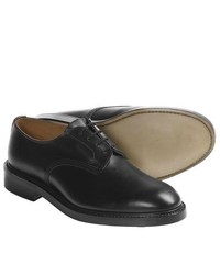Tricker's Trickers Daniel Plain Derby Shoes Leather Black Calf