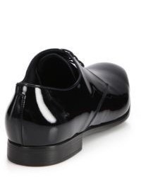 Giorgio Armani Vernice Patent Leather Derby Shoe