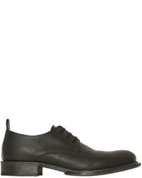 Ann Demeulemeester Washed Leather Derby Lace Up Shoes