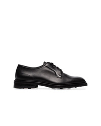 Trickers X Browns Black Derby Leather Shoes