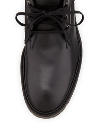 Andrew Marc New York Andrew Marc Leather Lace Up Desert Boot Black