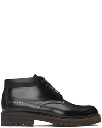 Common Projects Black Combat Derby Boots