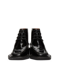 Y/Project Black Duck Bill Ankle Boots