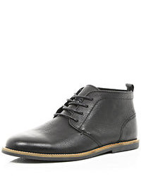 river island leather desert boots