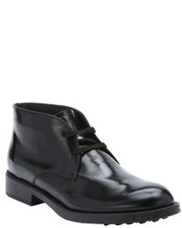 Tod's Black Leather Esquire Giovane Chukka Boots