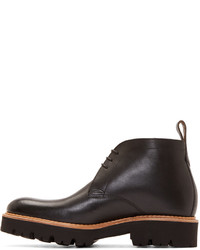 Grenson Black Leather Marrius Boots
