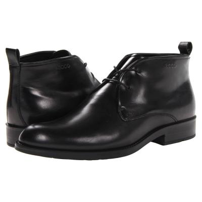 Ecco Birmingham Chukka Boots Black Oxford Leather, $154 Zappos | Lookastic