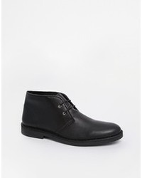 Selected Homme Leather Desert Boots