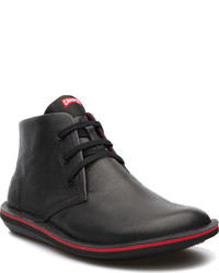 Camper Human Chukka Boot Blackred Leather Boots