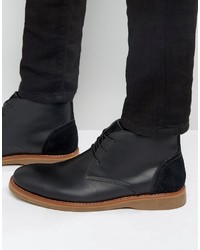 Aldo Kedaon Desert Boot In Black Leather