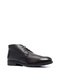 Bally Lace Up Leather Ankle Boots