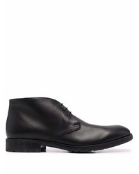 Bally Lace Up Leather Ankle Boots