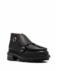 DSQUARED2 Leather Monk Boots