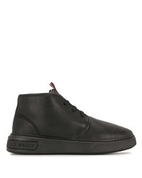 Bally Mattis Leather High Top Sneakers