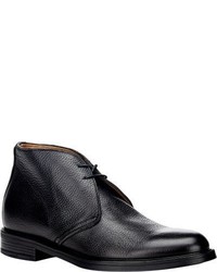 Barneys New York Plain Toe Chukka Boots Black
