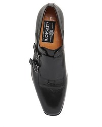 a. testoni Leather Monk Strap Shoes