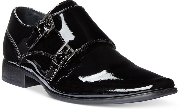 calvin klein patent leather loafers