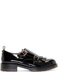 Valentino Black Monk Strap Formal Loafers