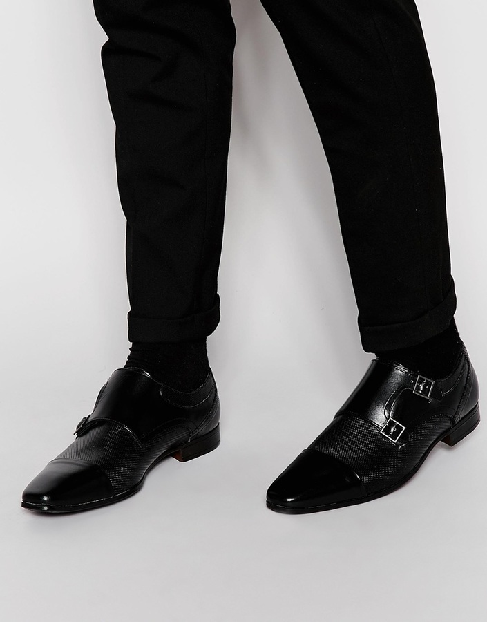 asos mens monk shoes