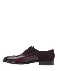 Fratelli Rossetti Brushed Leather Suede Monk Strap Shoes