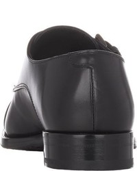Antonio Maurizi Cap Toe Double Monk Shoes Black