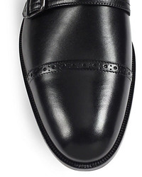 Saks Fifth Avenue Collection Double Monk Strap Dress Shoes