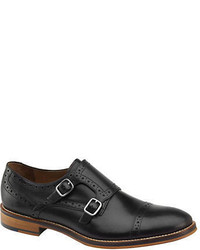 Johnston & Murphy Conrad Double Monk Leather Loafers