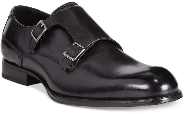 Kenneth Cole New York Double Monk Strap Loafers, $198 | Macy's | Lookastic