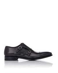 Antonio Maurizi Double Monk Strap Shoes Black Size 7