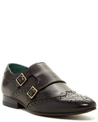 Ted Baker London Fontin Wingtip Double Monk Strap Loafer