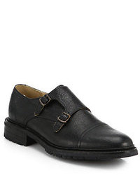 Frye James Double Monk Strap Loafers