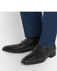 Hugo Boss Kensington Leather Monk Strap Shoes