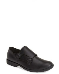 Camper Leather Double Monk Strap Shoe