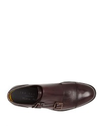 Ted Baker London Mazzano Double Monk Strap Leather Slip On