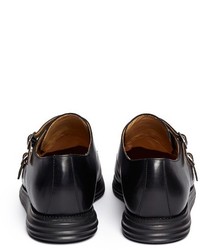 Cole Haan Lunargrand Double Monk Leather Shoes