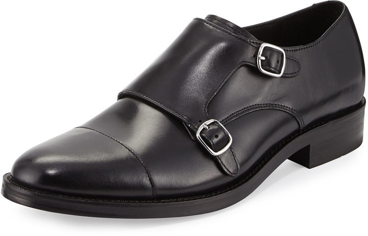 Cole Haan Madison Double Monk Leather 