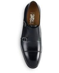 Salvatore Ferragamo Minato Double Monk Strap Shoes